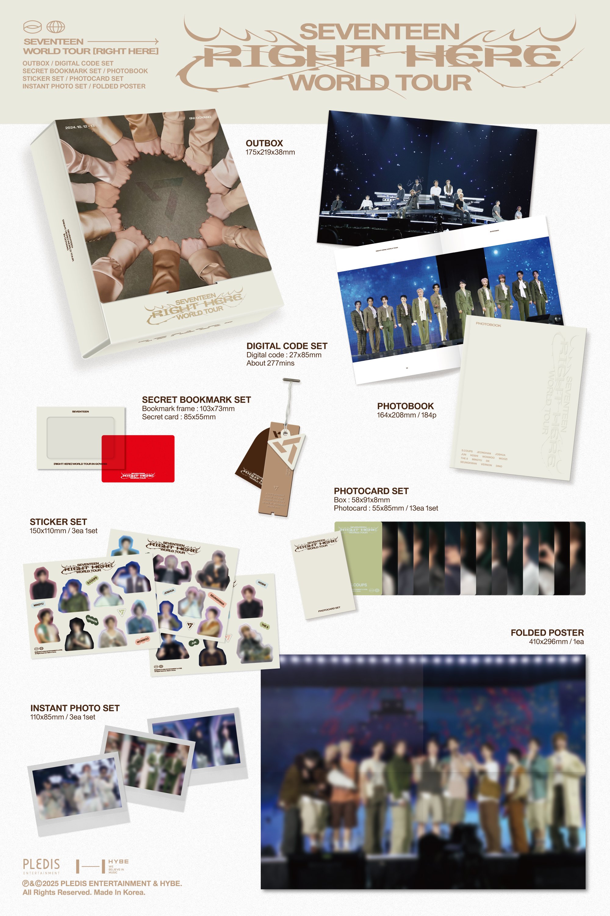 SEVENTEEN - WORLD TOUR [RIGHT HERE] (Digital Code) | Musica